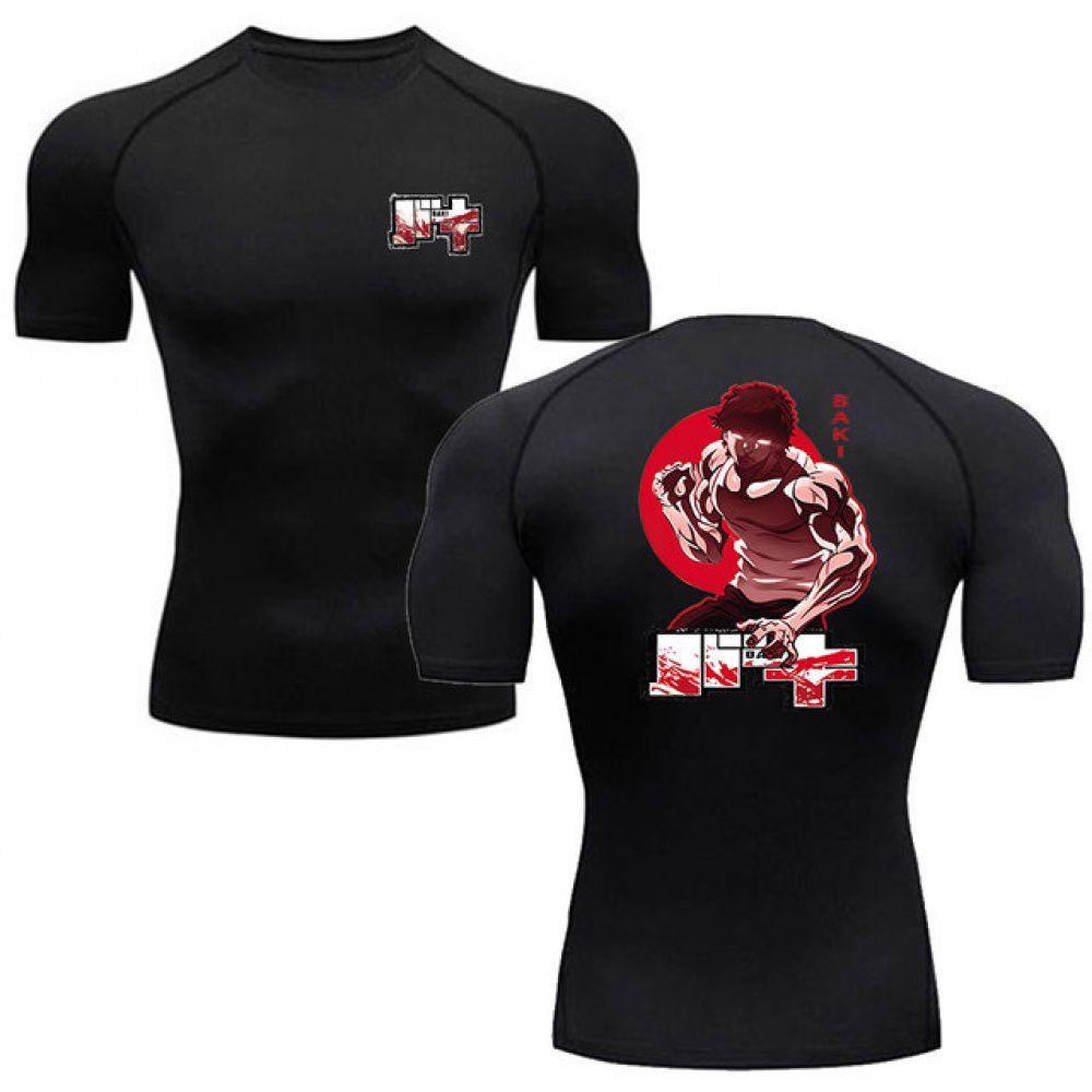 Compression Gym Shirt Baki V1 - Apollo Gear World