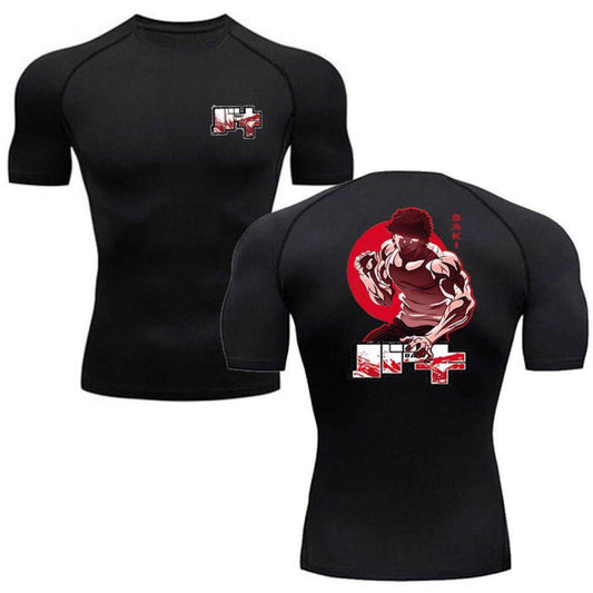 Compression Gym Shirt Baki V1 - Apollo Gear World